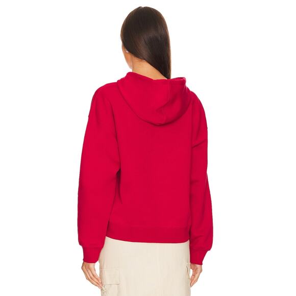 Jordan Brooklyn Fleece Hoodie in Gym Red Nike NWT Size Small - Picture 3 of 4